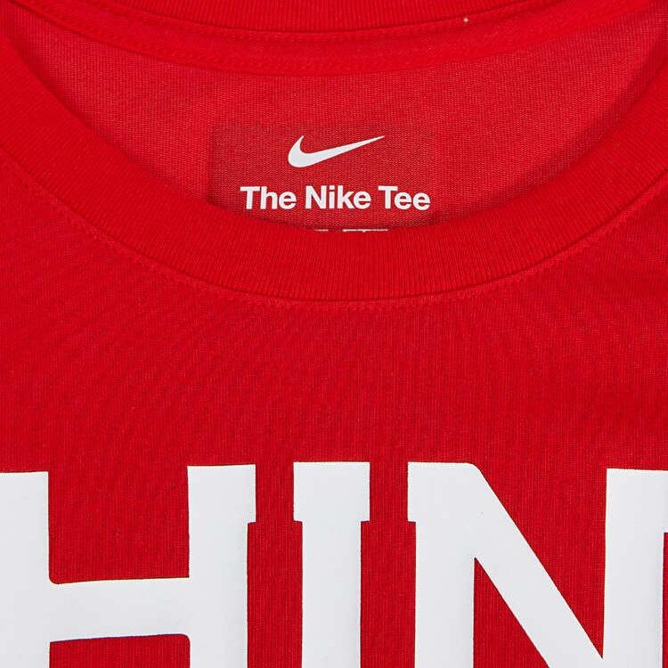Nike China Dri-FIT Sports T-Shirt 'Red White' Men's BQ3729-637