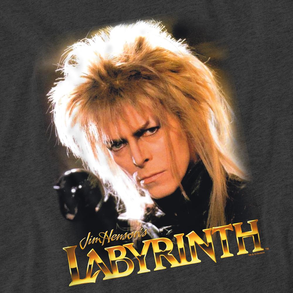 Labyrinth Unisex Adult Jareth The Goblin King Heather T-Shirt