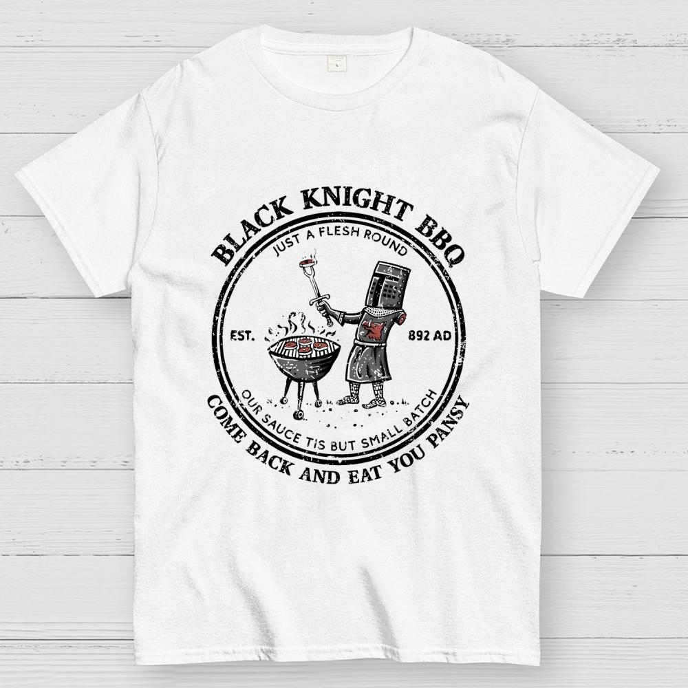 Black Knight BBQ Unisex 100% Cotton Summer Casual Cool Loose T-Shirt