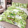Keroppi 3Pcs Bedding Set Duvet Cover With Two Pillowcases For Bedroom Home Decoration
