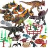 Simulation Dinosaur World Volcano Model Doll Volcano Scene Theme Static Tabletop Ornament Toy