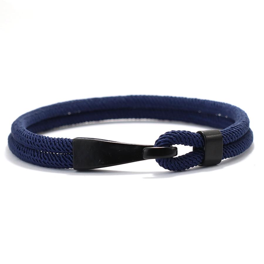 Double Milanese Rope Bracelet Men Black Easy Hook Braclet Wristlet Jewelry Male Armband Accessories Gift Pulseira