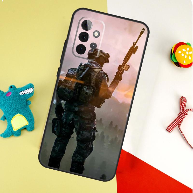 Tactical Swat Gear Pattern For Samsung Galaxy A53 A33 A13 A54 A34 A14 A55 A35 A15 A05 A06 A16 A22 A32 A52 Phone Case