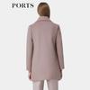 Ports Женское осенне-зимнее короткое пальто с длинным рукавом