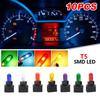 10 шт. T5 SMD LED Автомобильная лампа Автомобили Светодиод Измерительный прибор Панель приборов Лампочки Авто Внутренний Индикаторная лампа