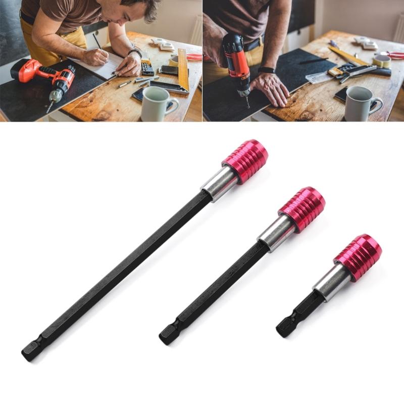 3 шт. магнитный держатель бит 1/4 дюйма шестигранный удлинитель удлинитель для сверл держатель удлинитель адаптер для дрели 60/100/150 мм