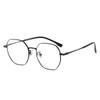 The Same Glasses Ultra-Light Pure Titanium Glasses Frame Plain Retro Glasses Frame 92038