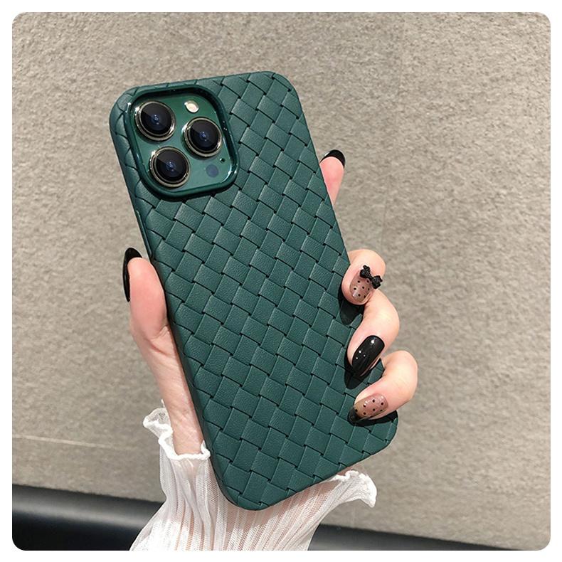 Мягкий тонкий чехол с дышащим плетением для iPhone 14 13 12 mini 11 Pro Max X XR XS Max 7 8 Plus SE 2 3 BV Grid, однотонная задняя крышка