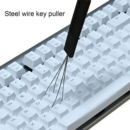 4Pc/Set C-200 Switch Puller Convenient Labor-saving Metal Long-lasting Switch Keycap Puller Removing Tool Kit for Mechanical Keyboard