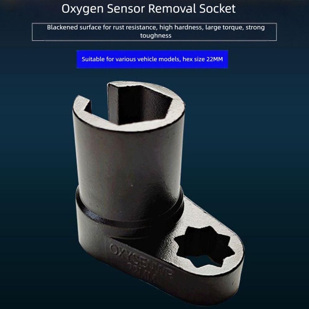 3/5PCS Plum Blossom Square Mouth Oxygen Sensor Removal Tool Red Box Vacuum Sensor Socket  Car Repair