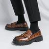 Thick-soled Fringed Loafers Men's Spring and Autumn Men's Leather Shoes British Heightening Trend Small Leather Shoes Overfitting Casual Shoes
