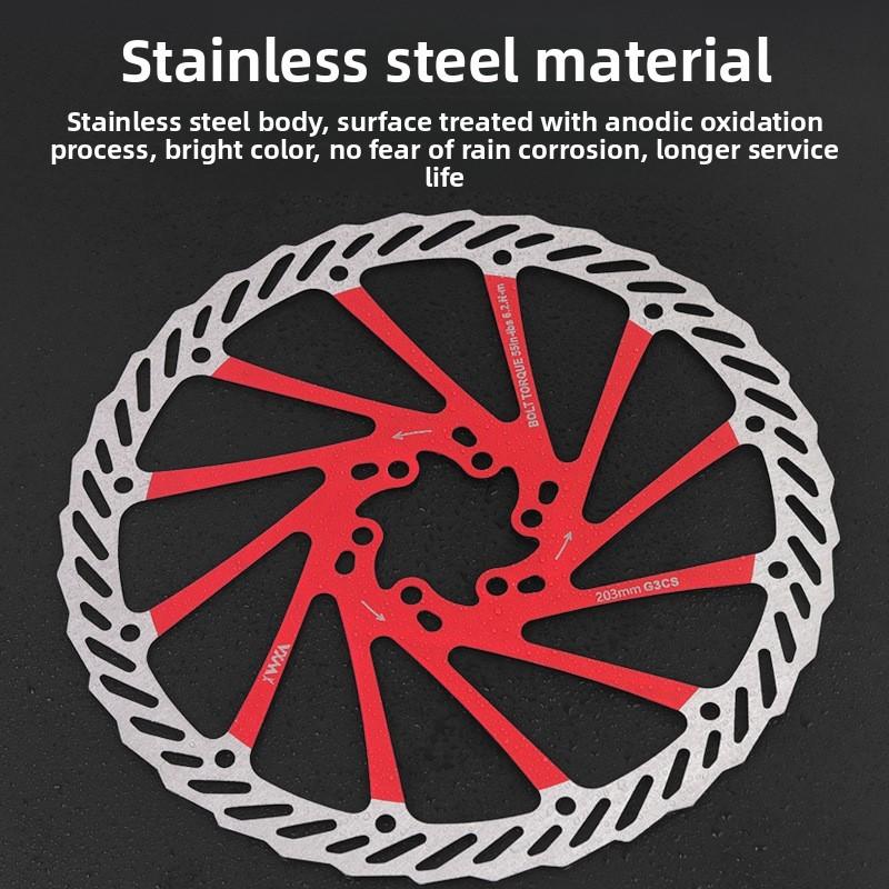 VXM MTB Oil Brake Disc 160 180 203mm Brake Pad Stainless Steel Design Hollow Out Heat Dissipation Customized Bicycle Accessories