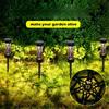1/2/4 PCS Solar Pathway Lights Outdoor LED Lamp with Warm/Colored Light Solar Garden Lights Landscape Lawn Lamp for Yard Patio