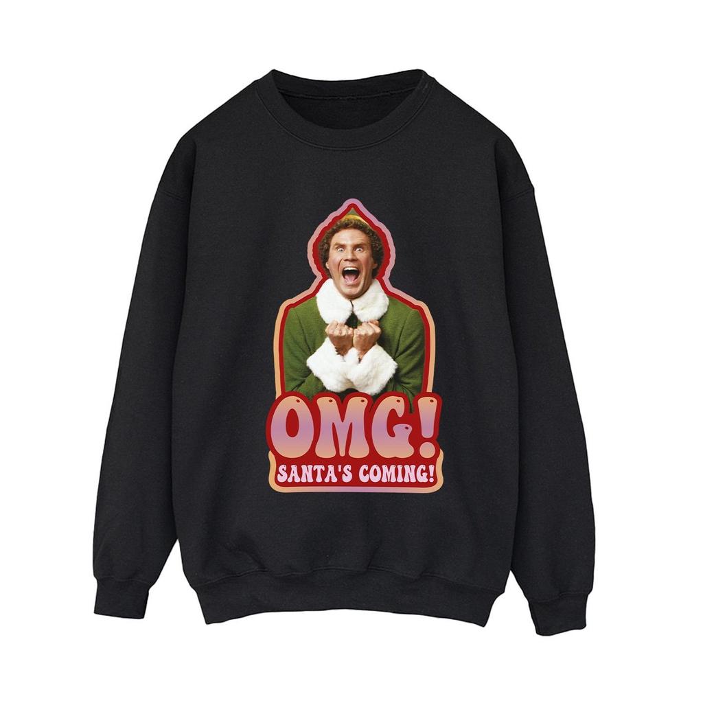 Elf Womens/Ladies Santa´s Coming Sweatshirt