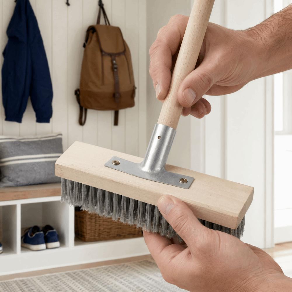 Corrosion-Resistant Wire Broom Brush Stainless Steel Floor Scrubbing Brush Swimming Pool