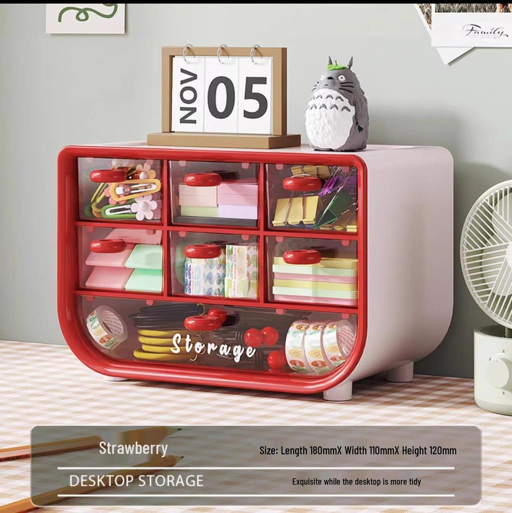 Office Desk Drawer Organizer and Stationery Storage Rack, Large Capacity