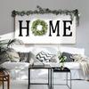 45cm Artificial Flower Eucalyptus Wreath Outdoor Front Door Wall Window Decoration Simulation Holiday Celebration Wreath