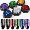 6 Colors Nail Strip Nail Art 3D Nail Decoration Metal Wire Line Mirror Flakies Set UV Gel Nail Decor