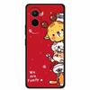 Christmas Phone Case For Poco M7 4G Case Christmas Tree Black Silicone Bumper For Xiaomi Poco M7 4G Cover PocoM7 Cartoon Coque