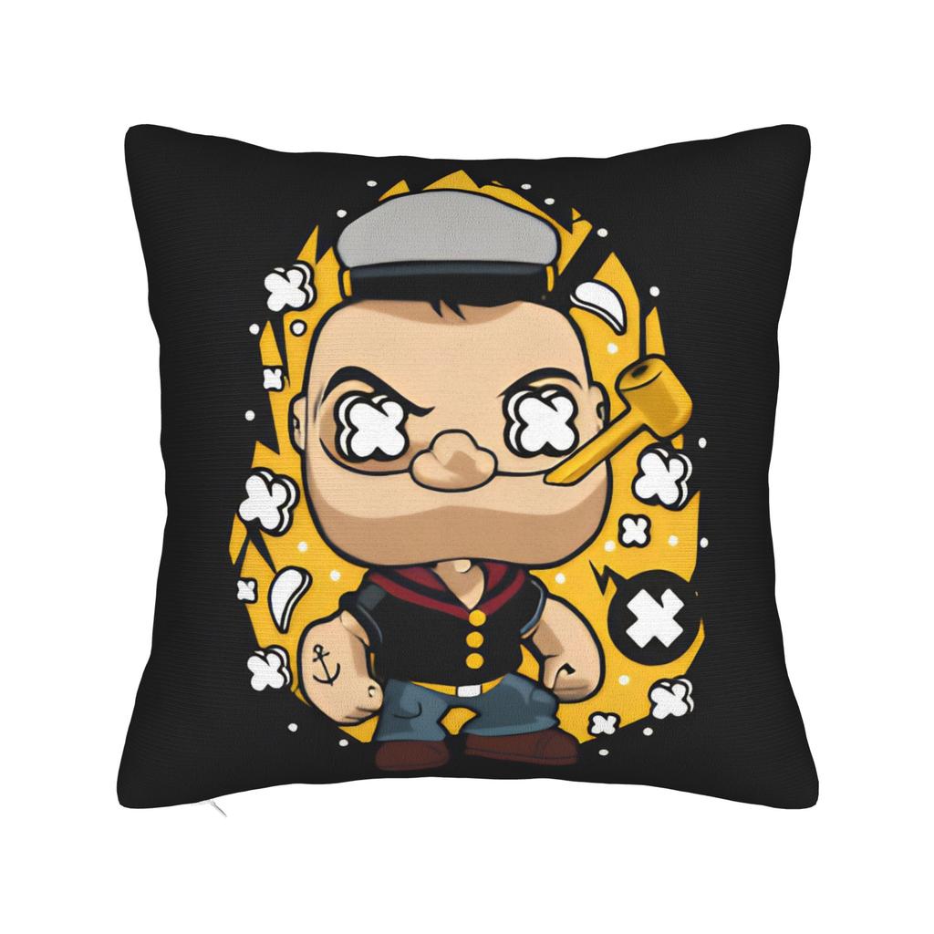 Bluto And Olive Oyl Pillow Case Soft Pillow Cover Vintage Pillowcases For Sofa Couch Bed Living Room
