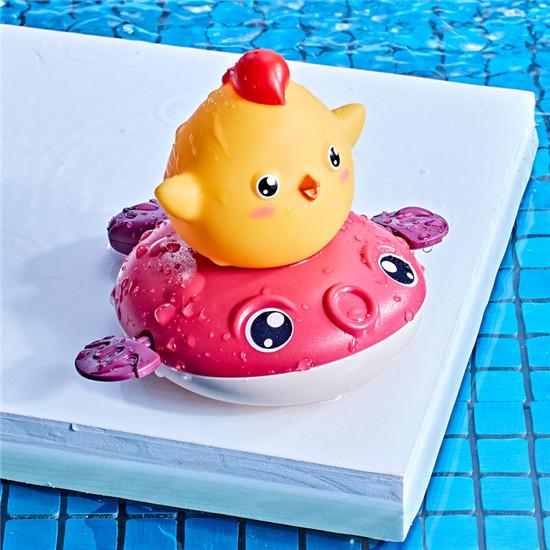 Swimming Spray Water Play Toys Water Temperature Measuring Childrens Bath Pull Cord Bathroom Cute Toys