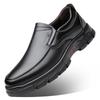 Fashion Fashion Casual Black Leather Loafers for Men Big Size Spring Autumn New Designer Shoes Male Soft Sole Men's Dress Shoe