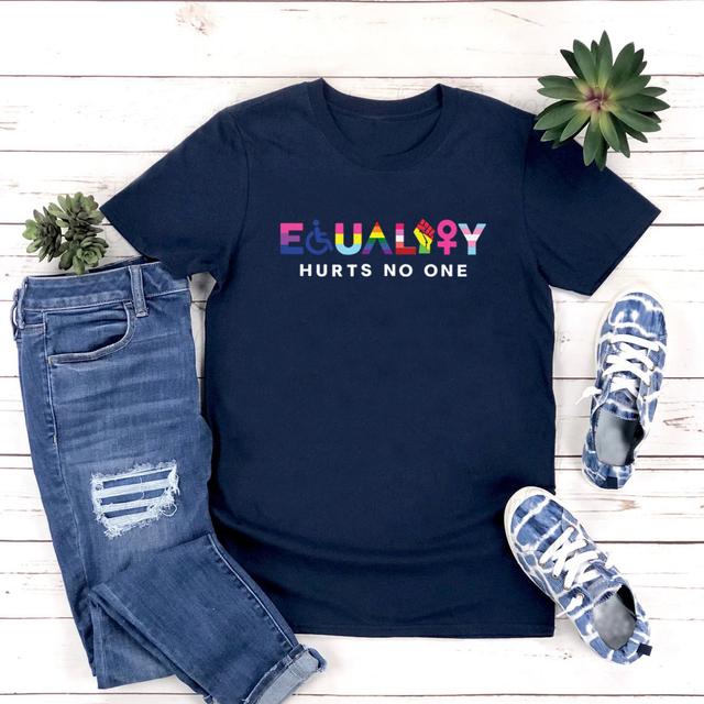 Equality Hurts No One Tshirt LGBT T-Shirt Equal Rights T Shirt Gay Pride Tee Unisex Graphic T Shirts Black Lives Matter Tops