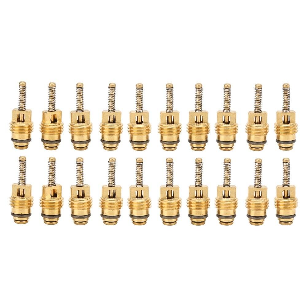 20PCS Multi Sizes Car Air Conditioning Valve Core A/C Schrader Valve Core Auto Shop