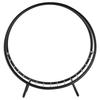 Indoor And Outdoor Metal Firewood Rack For Fireplace Indoor Log Holder With Basket Shape 45x29.5x47cm Black