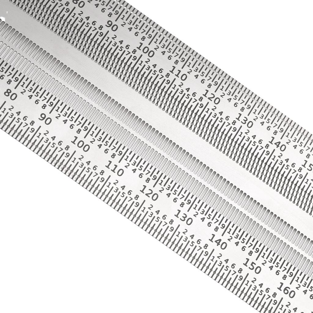 High-Precision Scale Ruler Marking Ruler T-Type Hole Ruler Right Angle Ruler Multifunctional