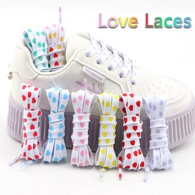 1 пара однотонных шнурков Love Laces шириной 8 мм для спортивной обуви для бега на открытом воздухе, аксессуары для детской и взрослой обуви 120/140/160 см