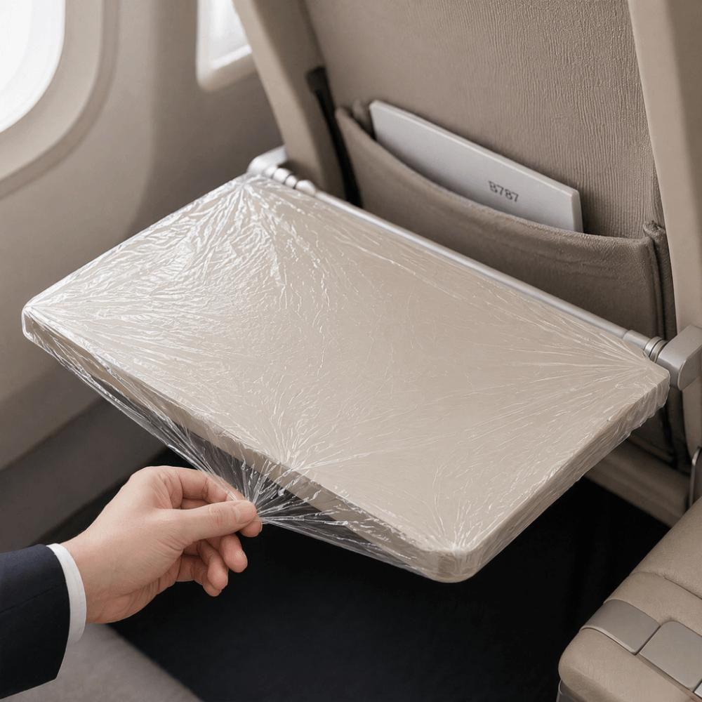 50/10pcs Portable Disposable Seat Cover Anti-Dirt Travel Protector Kit Flight Trip