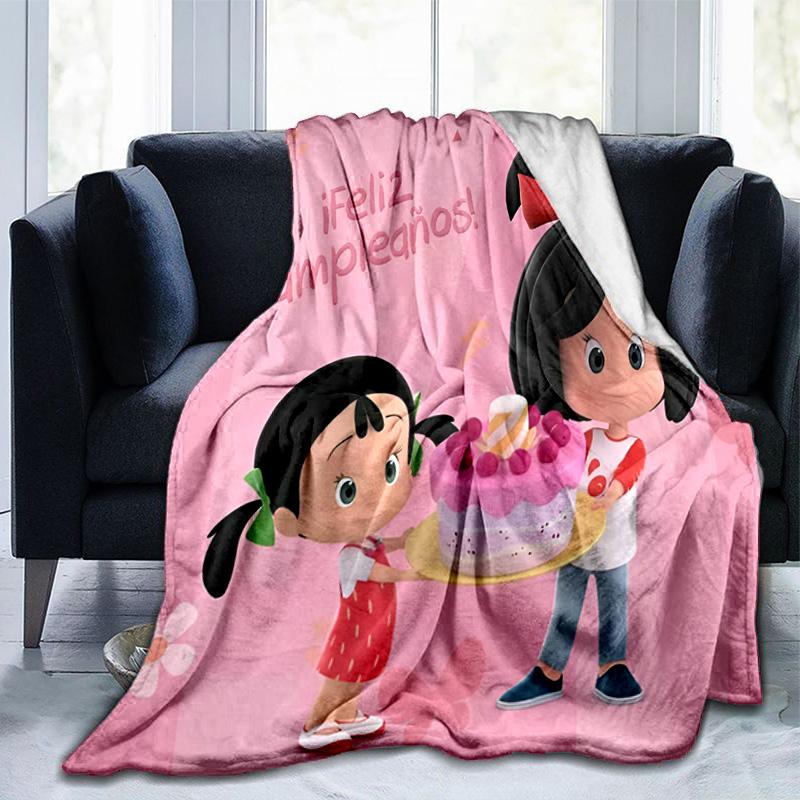 Cleo And Cuquin Blanket Suitable for Sofas, Beds, Offices, And Camping - Perfect Gift for Halloween Christmas