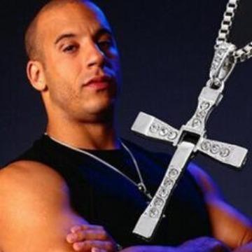 X011 Fast And Furious 8 Cross Necklace, Toledo Necklace 50Cm 5.1 * 3.5