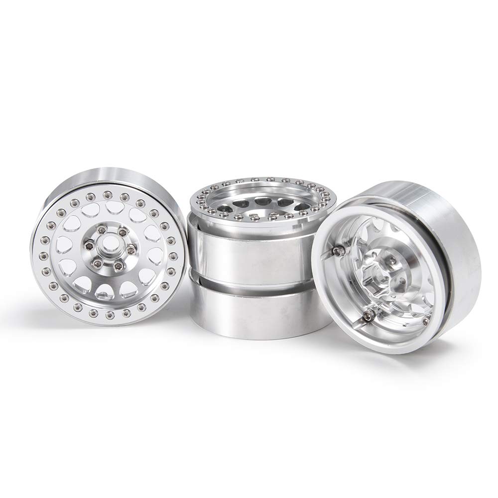 2.2-inch Internal Beadlock Wheels for RC Cars, Fits Wraith and RC Crawler #3 (4-Pack)