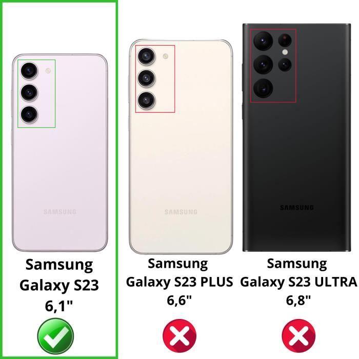 Coque pour Samsung Galaxy S23 et 2 Verres Trempé Film Protection Ecran Phonillico®