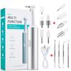 Electric Dental Scaler Tooth Polisher Tartar Stain Plaque Calculus Remover Tooth Cleaning Whitening Tools 8pcs Replaceable Heads