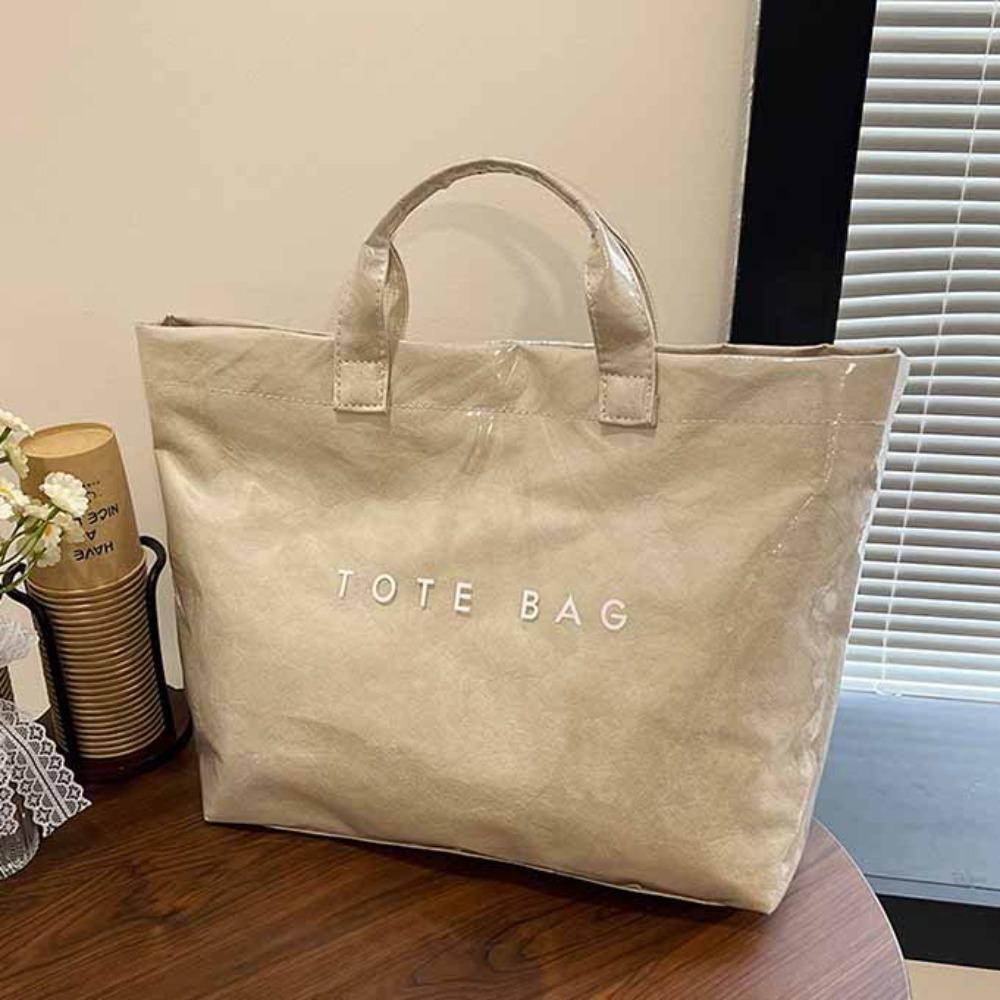 Летняя прозрачная сумка-желе, сумка для хранения, с принтами букв, сумки, водонепроницаемая ПВХ сумка-тоут, спорт