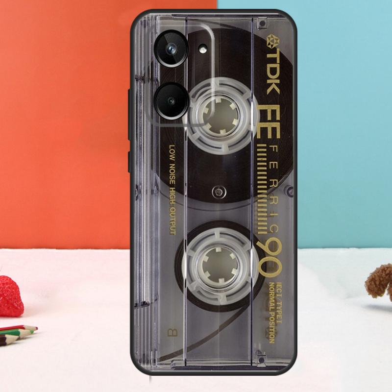 Ретро-кассета Для Realme 15 Pro 10 11 12 13 14 Pro Plus GT6 GT7 C65 C67 C63 C61 C55 C51 C53 C35 C75 Чехол