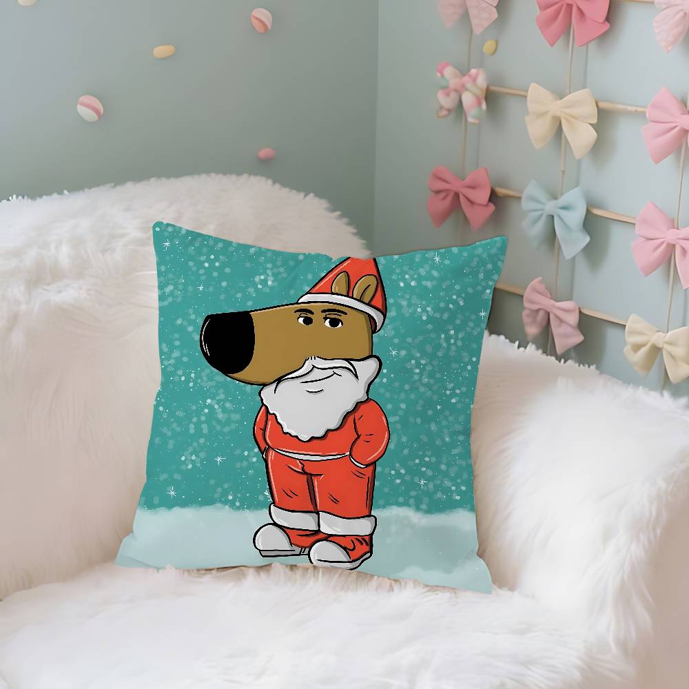 Смешная Наволочка C-Chill Guy Подушки Для Покрытия Предметы Декора Дома Декор Гостиной Чехлы Для Подушек