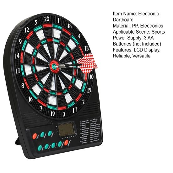 Electronic Dart Board Electric Dartboard with LCD Screen Auto-Scoring Smart Dart Board for Indoor