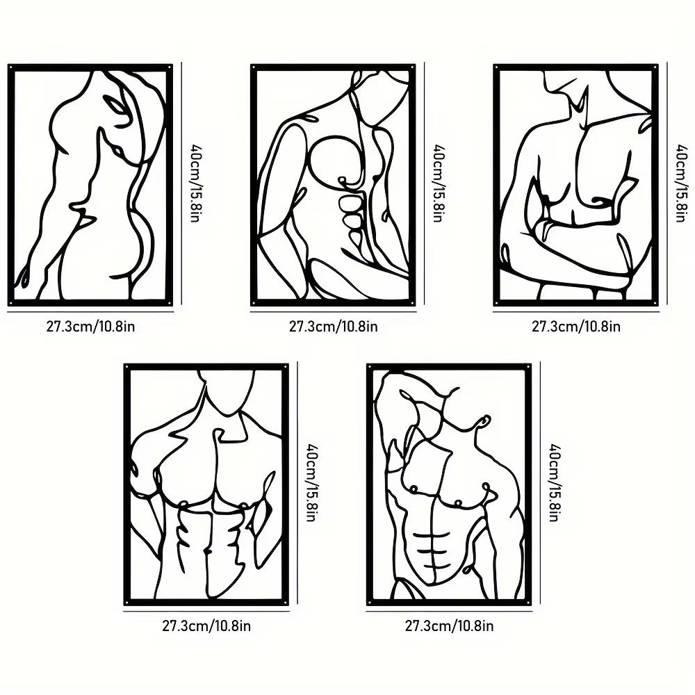 Привлекательное современное настенное произведение искусства из металла — выбор домашнего декора. Абстрактный дизайн для жилых помещений, таких как спальня, ванная комната, гостиная.