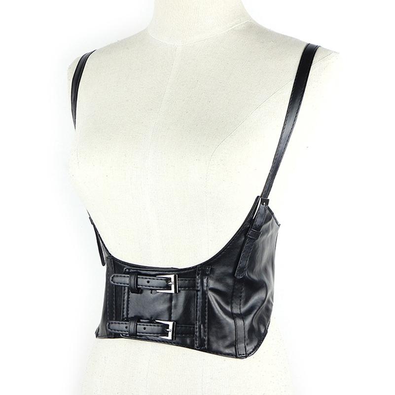 Ladies Simple Four Seasons Super Wide Vest Elastic Strap Girdle Simple All-Match Casual Elegant Lady Belts