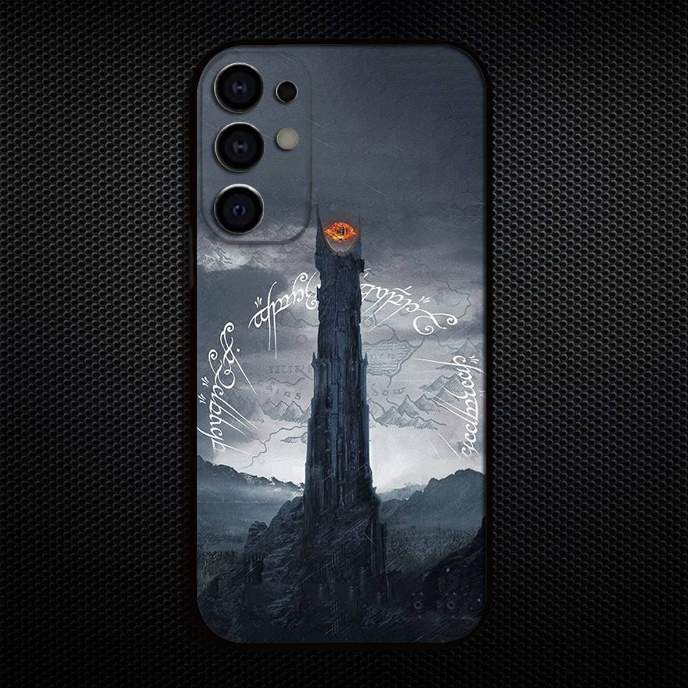 Чехол для телефона L-Lord R-Rings для Samsung S25, S24, S23, S22, S21, S20, Plus, Fe, Lite, Другие Мягкий Черный Чехол