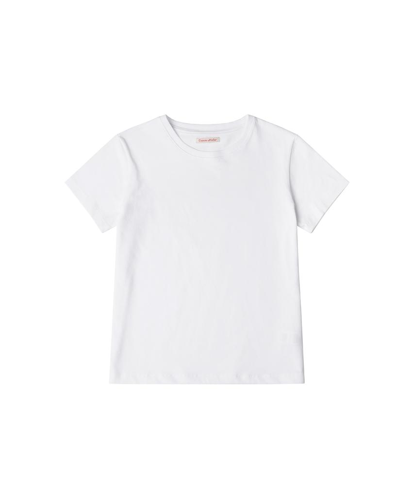 Banwonateullie A3487 Базовая футболка Regular Fit_Белый