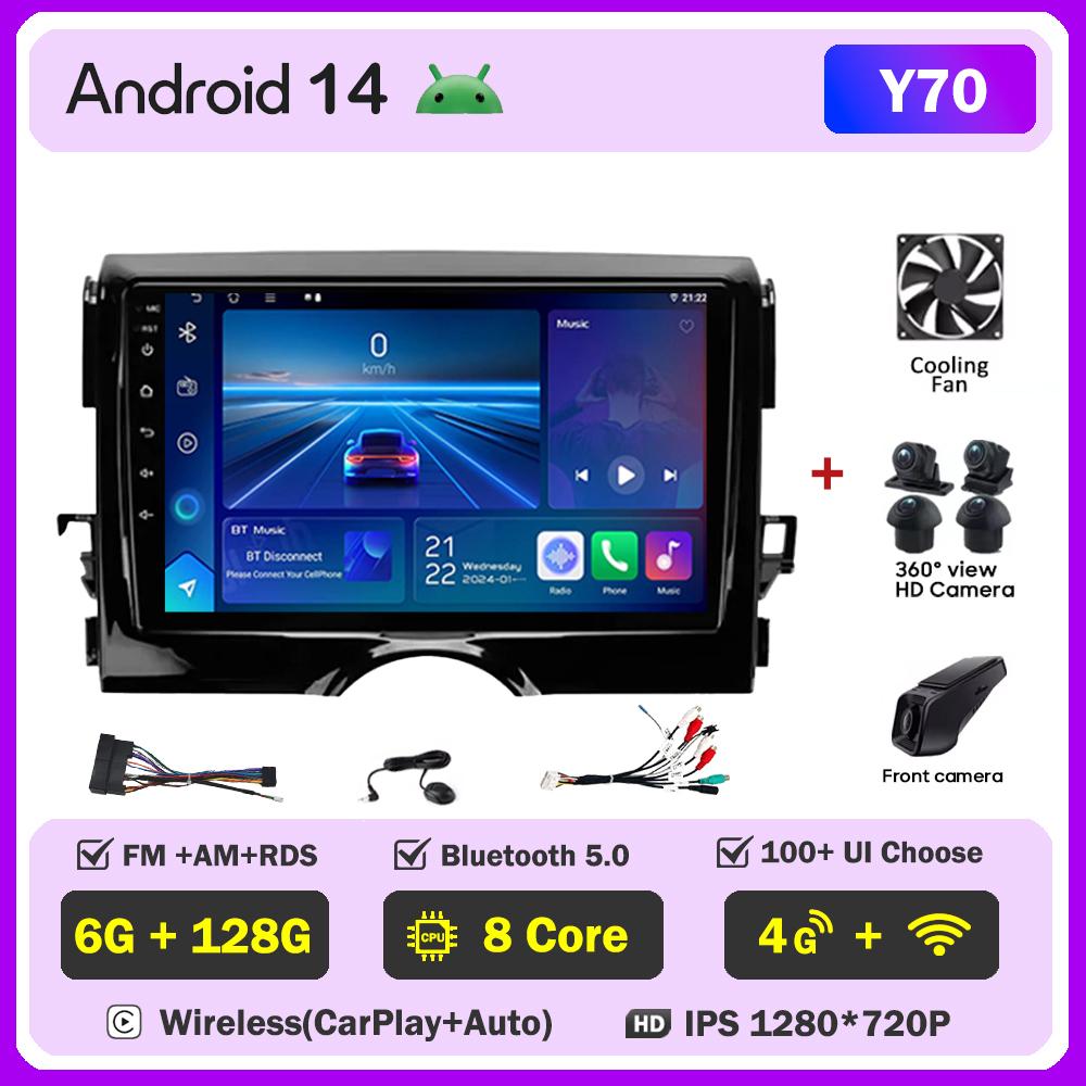 Для Toyota Mark X X130 2 II 2009 2010 2011 - 2019 Автомобильный радиоплеер Car Carplay Screen Autoradio Mirror Link Car Intelligent Syst