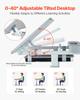 VEVOR Kids Study Chair and Desk Set, Study Desk and Chair for Kids with Table Lamp
