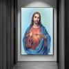 Классическое христианское священное сердце Иисуса и Марии, холст, картины, постеры, принты, настенное искусство для декора гостиной, cuadros