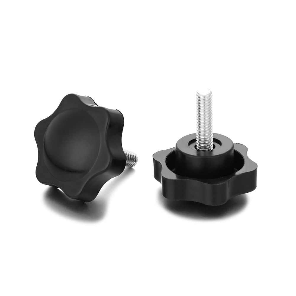 Machinery Latche Clamping Nut M6 M8 Thumb Screw Star Shaped Head Knob Carbon Steel Star Knobs Grips