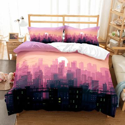 Комплект постельного белья Virtual Cyber City King Queen Double Full Twin Single Size Boys